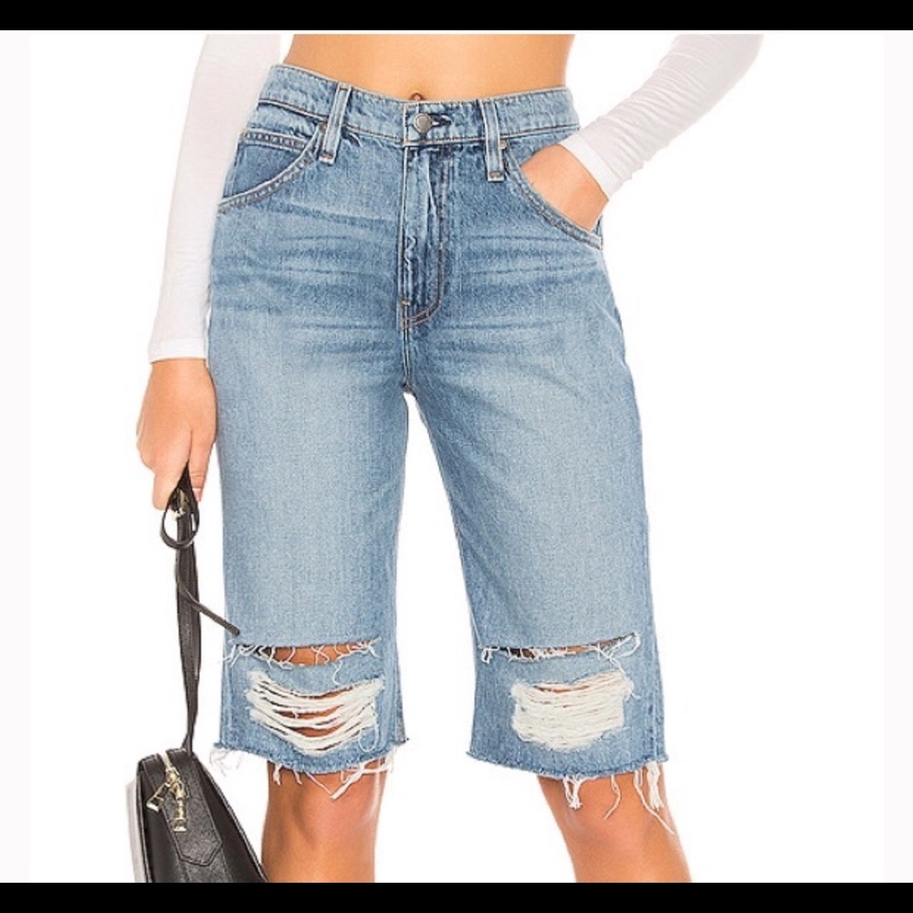 Hudson Women’s Distressed Sloane Cut off Shorts